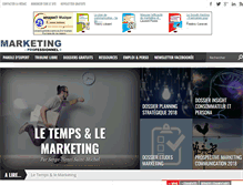 Tablet Screenshot of marketing-professionnel.fr